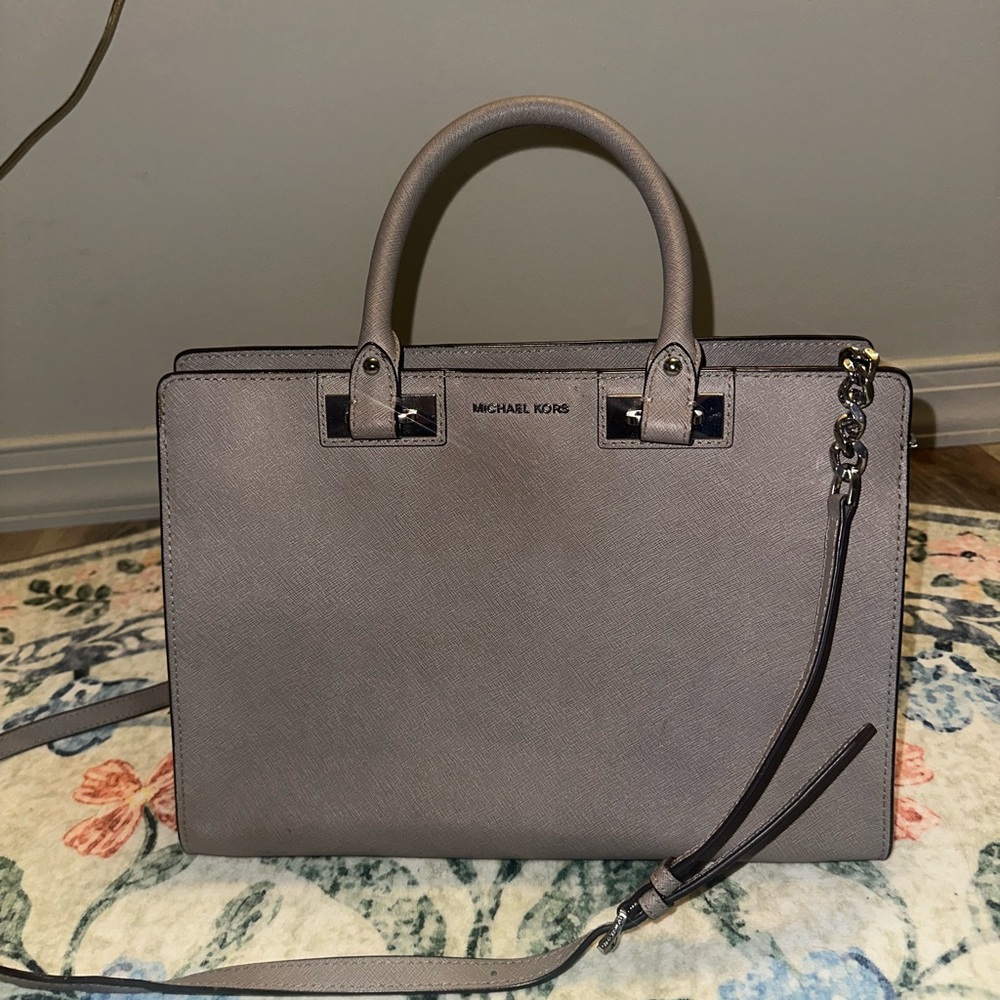 Michael Kors Charcoal Satchel